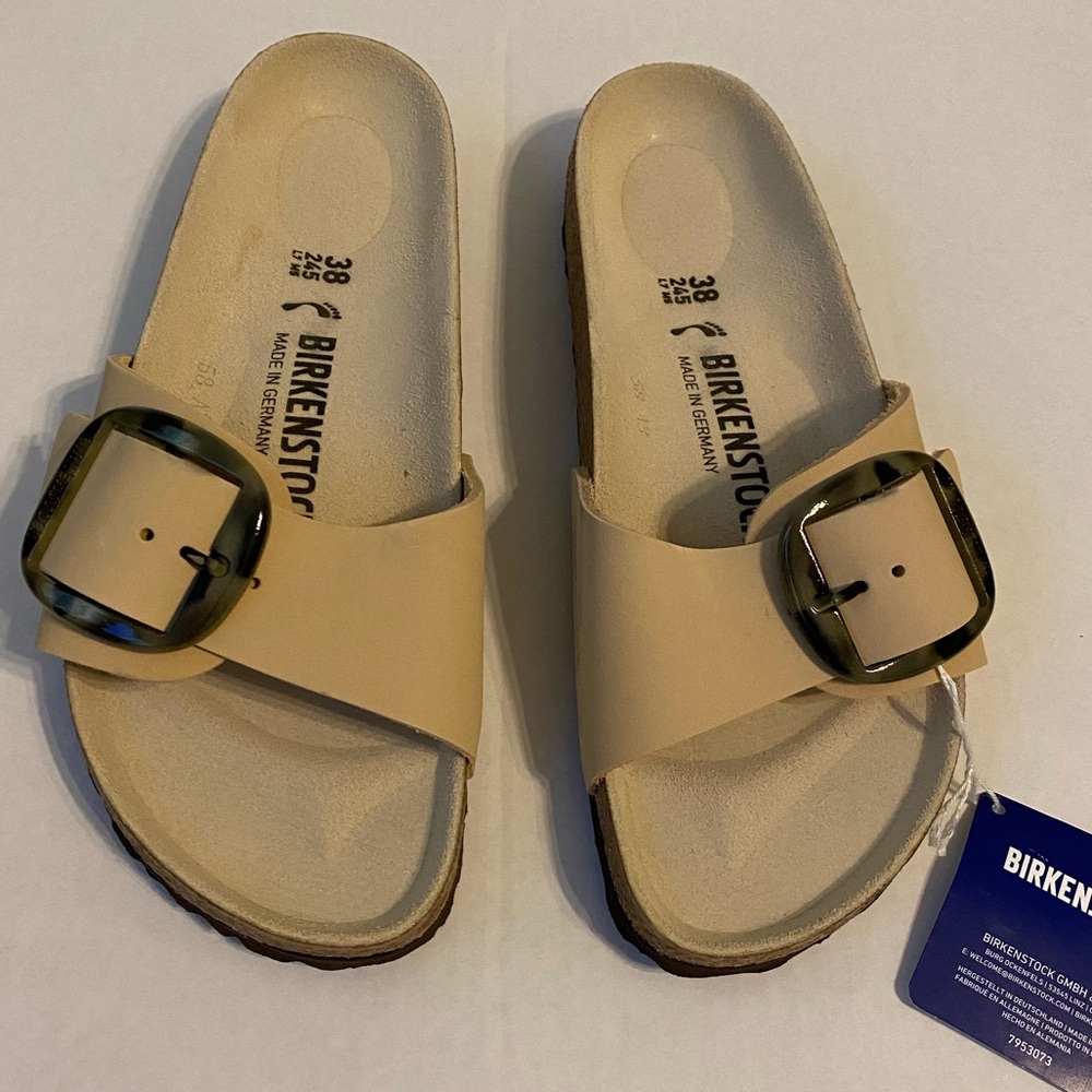 Birkenstock Madrid Big Buckle Sandals Size 38